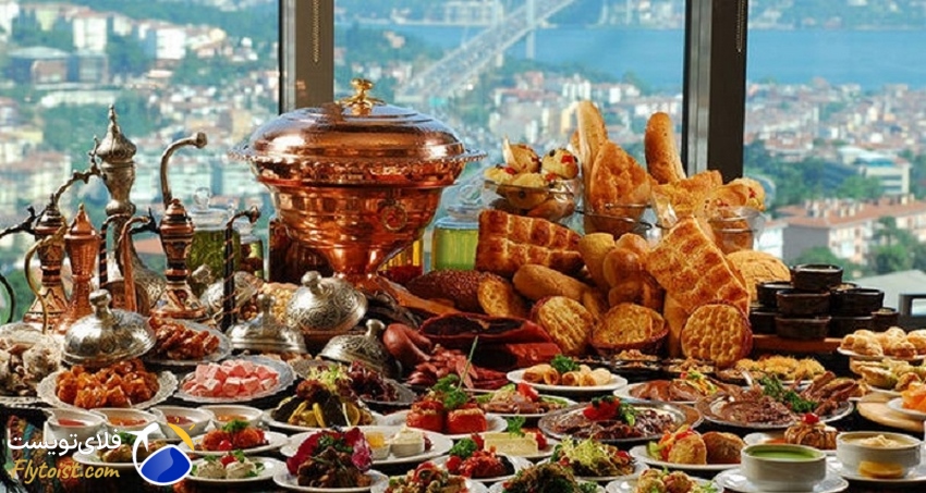 معرفی و دانستنی های شهر استانبول،غذاهای سنتی ترکی