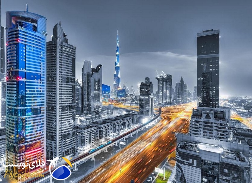 هتل کنراد دبی، ویوی برج خلیفه