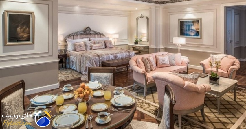 انواع اتاق‌ها در هتل پالازو ورساچه دبی